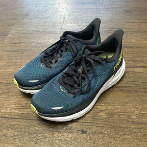 HOKA One One Clifton 8 Coral Blue Running Shoes